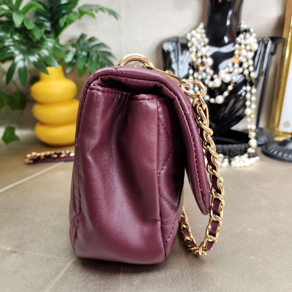 Badgley Mischka Medium Studded Quilted Shoulder Bag - Picture 9 of 13